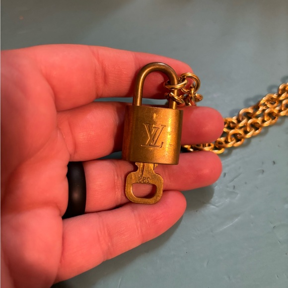 Louis Vuitton Lock and Key Necklace - Picture 3 of 5